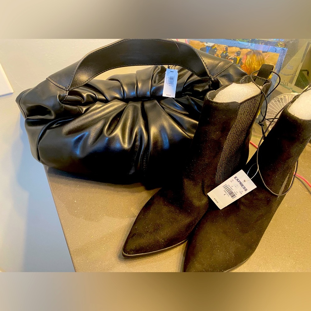 Brand new bag and boots set